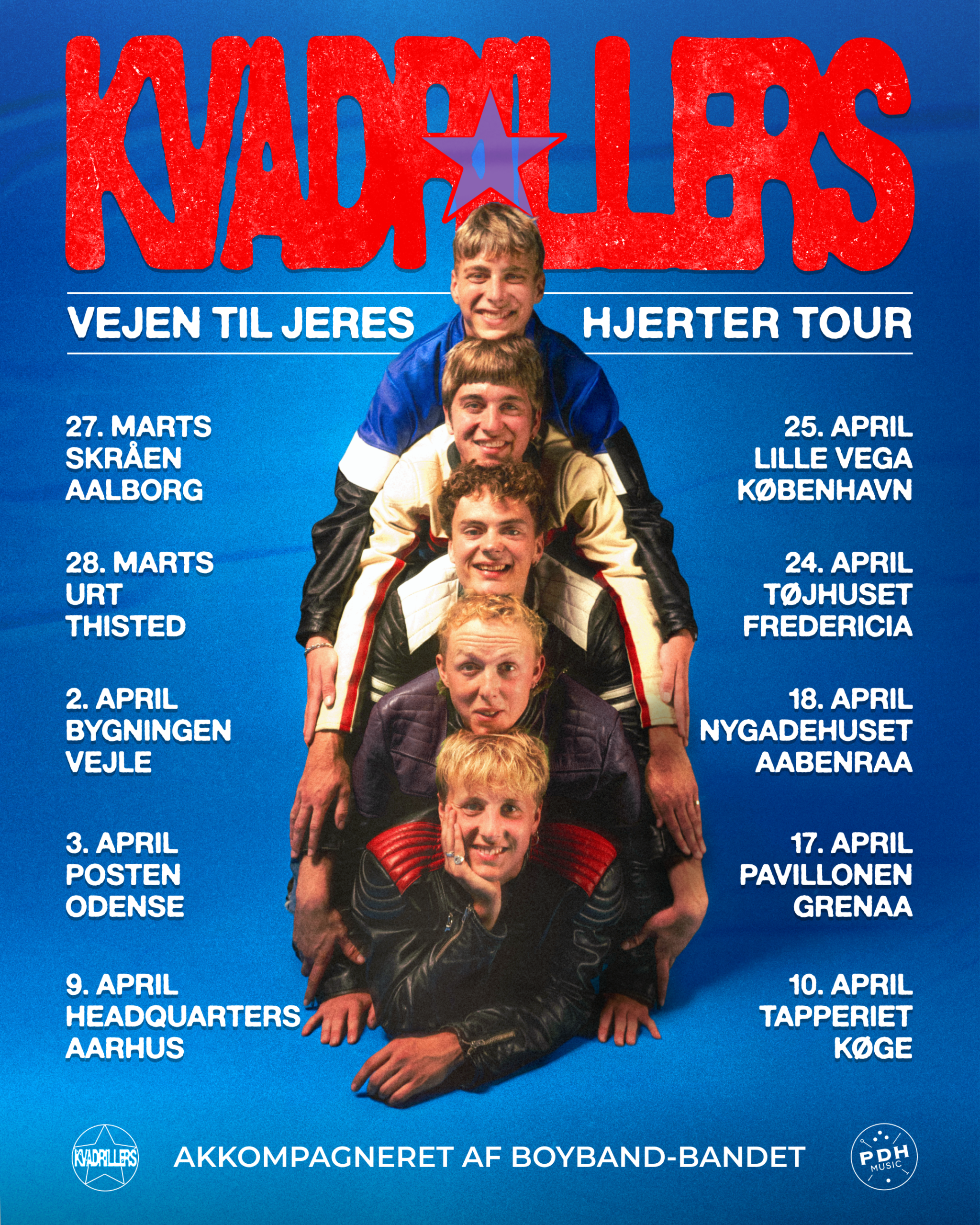 Kvadrillers – Vejen Til Jeres Hjerter Tour 2026